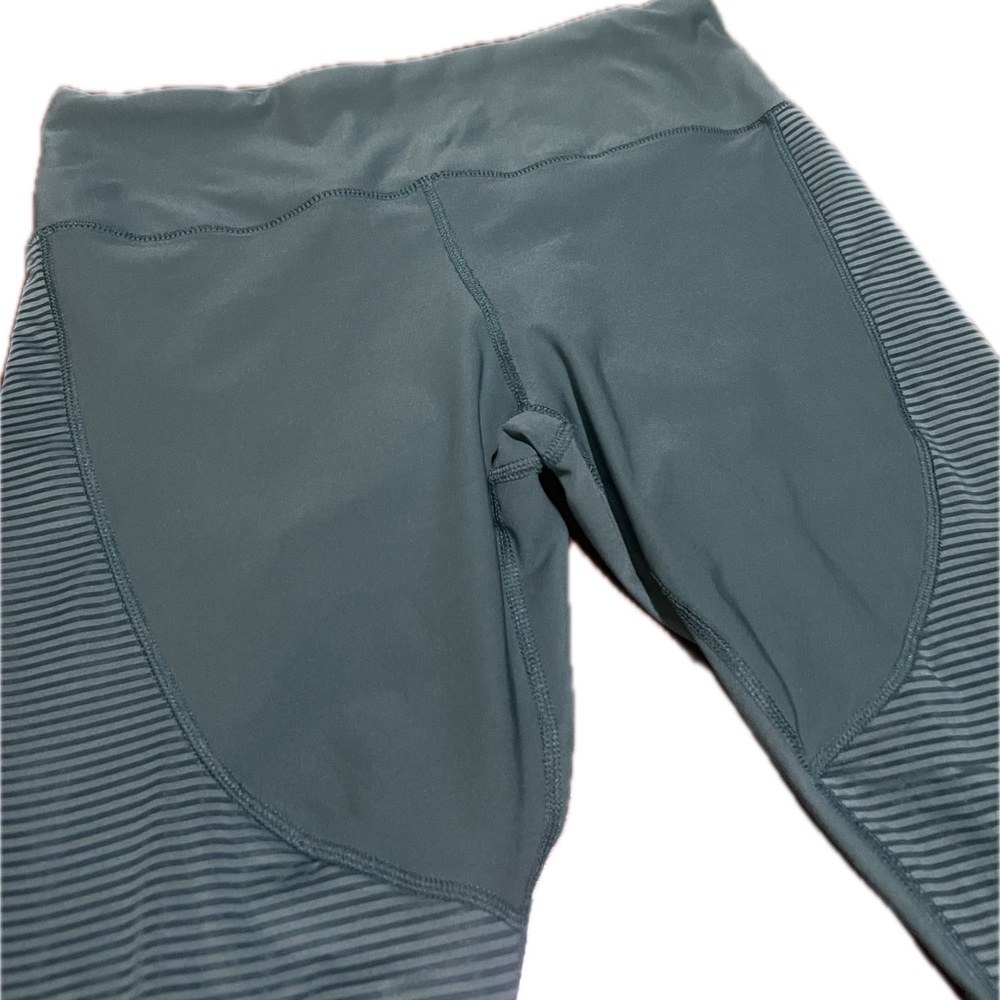 XL RBX Teal Striped Leggings